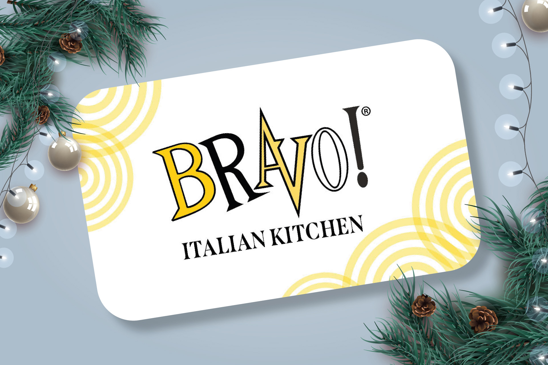 A bravo gift card for the holidays