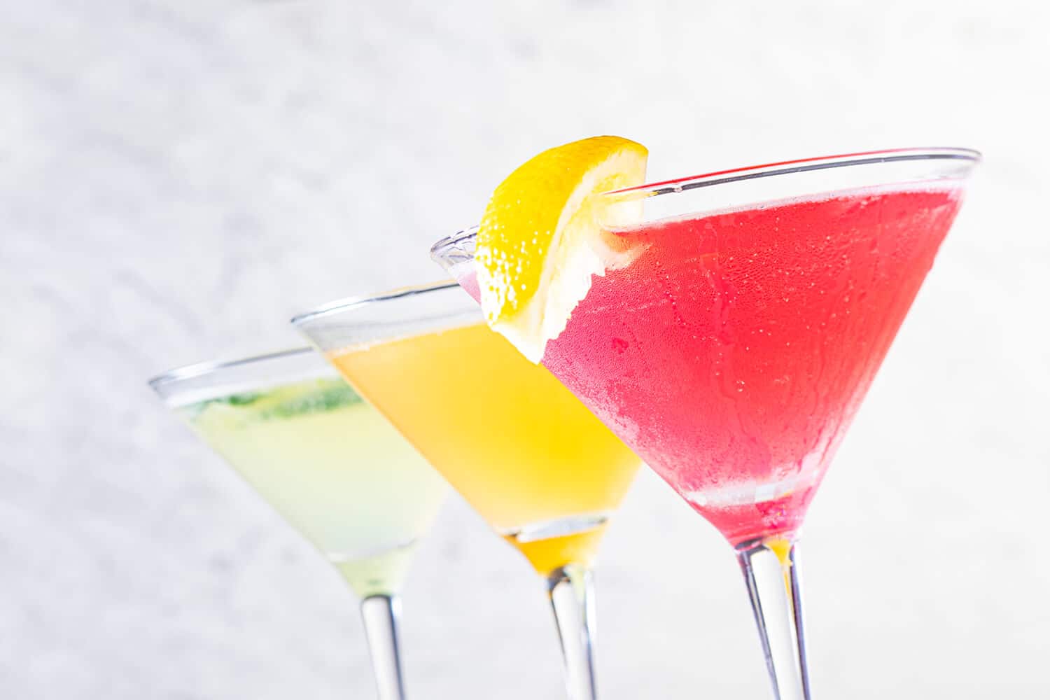 Three happy hour martinis from Bravo heading